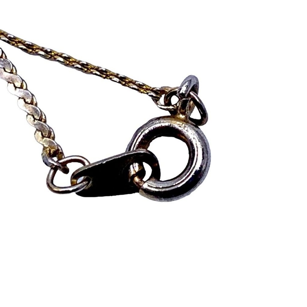 Vintage Necklace Pendant Faux Cameo Silver Tone S Chain Lady Profile Victorian - Picture 4 of 10